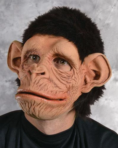Carnival Products Monkey Mask With Black Hair 3 Carnival Products Monkey Mask With Black Hair