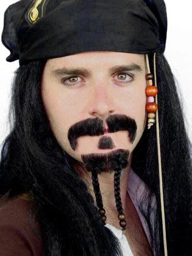 Carnival Products Pirate Captain Moustache Buy Costumes 3 Carnival Products Pirate Captain Moustache Buy Costumes