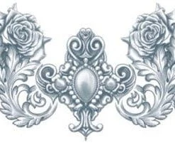 Tinsley Transfers Posh Neck Temporary Tattoo Womens