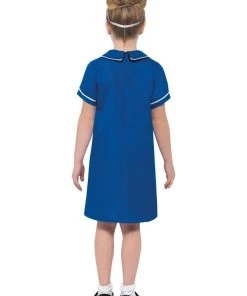 Smiffys Buy Costumes Navy Blue Girls Nurse Costume