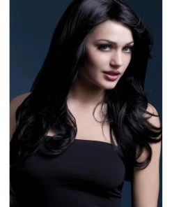 Smiffy's Nicole Black Heat Resistant Wig