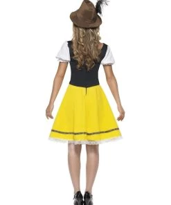 Smiffys Oktoberfest Costume Female Yellow And Green