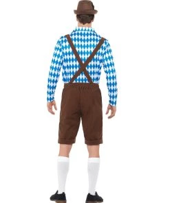 Smiffy's Mens Beer Man Oktoberfest Bavarian Brown Short Lederhosen Costume 7 Smiffy's Mens Beer Man Oktoberfest Bavarian Brown Short Lederhosen Costume