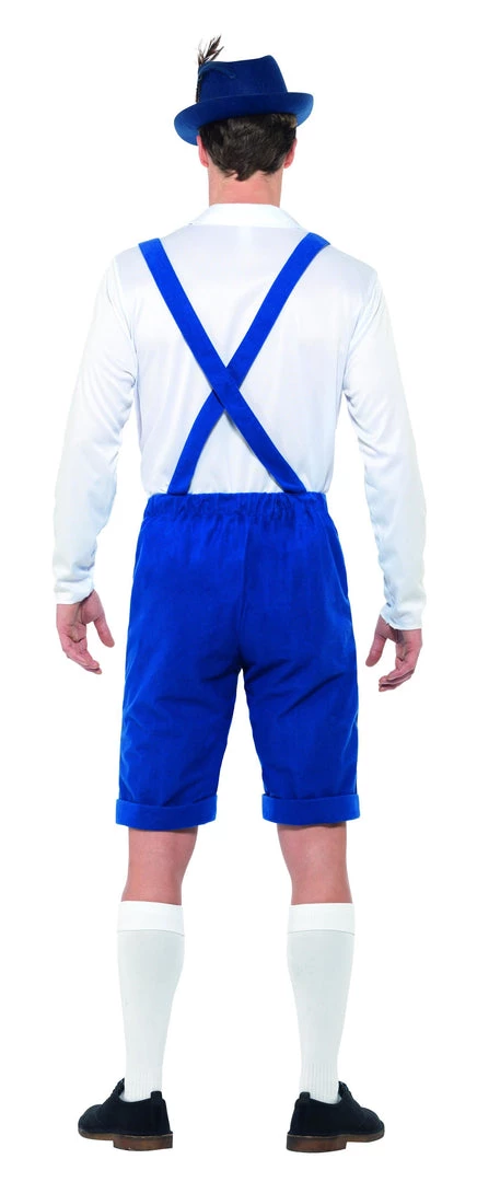 Smiffy's Oktoberfest Bavarian Blue Short Lederhosen Costume Mens 5 Smiffy's Oktoberfest Bavarian Blue Short Lederhosen Costume Mens