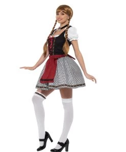 Smiffy's Flirty Fraulein Oktoberfest Bavarian Beer Girl Costume Womens