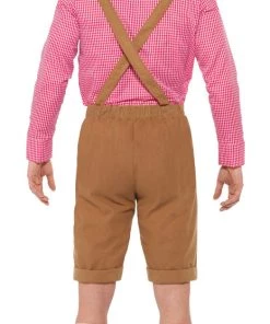 Smiffy's Oktoberfest Mr Bavarian Light Brown Short Lederhosen Costume 7 Smiffy's Oktoberfest Mr Bavarian Light Brown Short Lederhosen Costume
