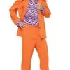 Tomfoolery Mens Orange Disco Suit 2 Tomfoolery Mens Orange Disco Suit