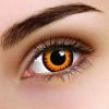 ColourVue Werewolf Halloween Contact Lenses Orange Eye Contacts 3 Months Womens