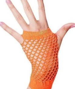 Carnival Products Punk Short 1980's Fishnet Gloves Buy Costumes
