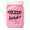 Global Colours Pink Glitter Body And Face Paint
