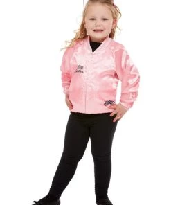 Smiffy's Kids Grease Pink Ladies Jacket For Toddlers