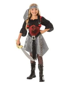 Rubie's Pirate Crimson Cutthroat Girl's Costume Kids