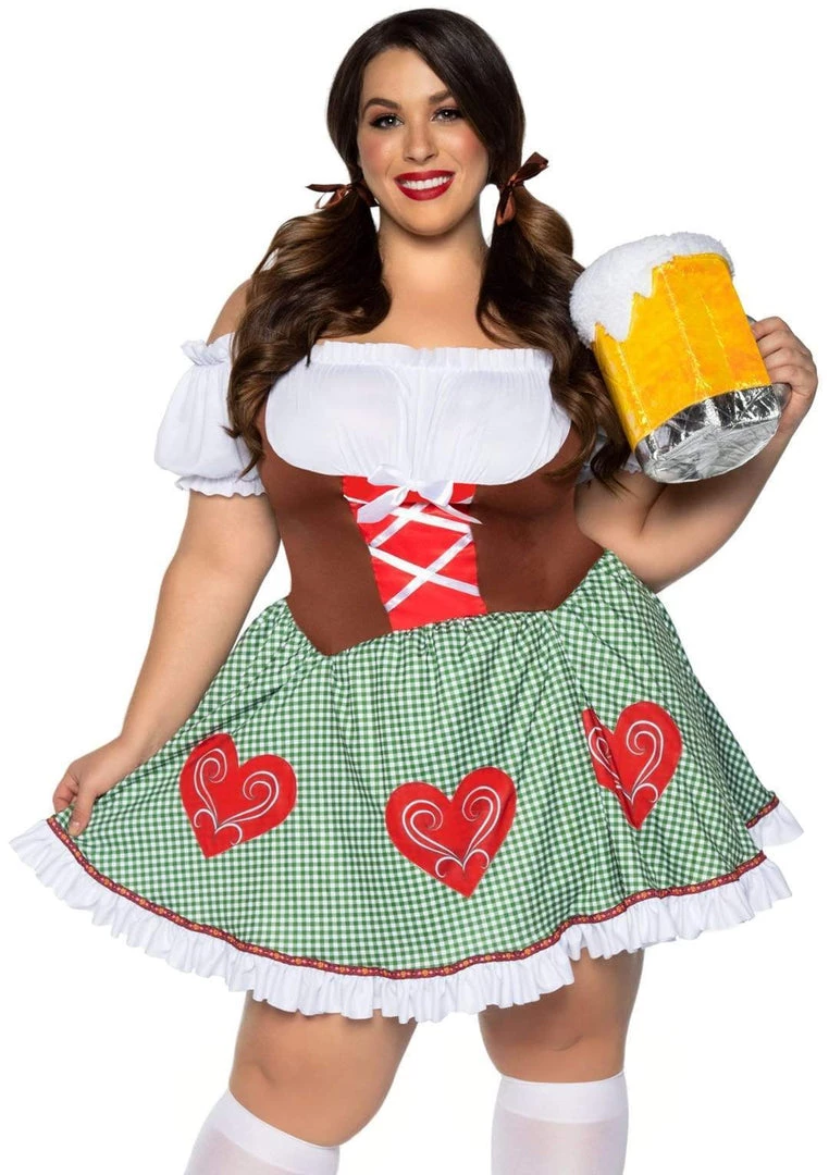 Leg Avenue Bavarian Cutie Curvy Plus Size Oktoberfest Costume 3 Leg Avenue Bavarian Cutie Curvy Plus Size Oktoberfest Costume