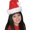 Rubies Plush Santa Hat Adult Christmas Accessory 1 Rubies Plush Santa Hat Adult Christmas Accessory