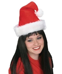 Rubies Plush Santa Hat Adult Christmas Accessory