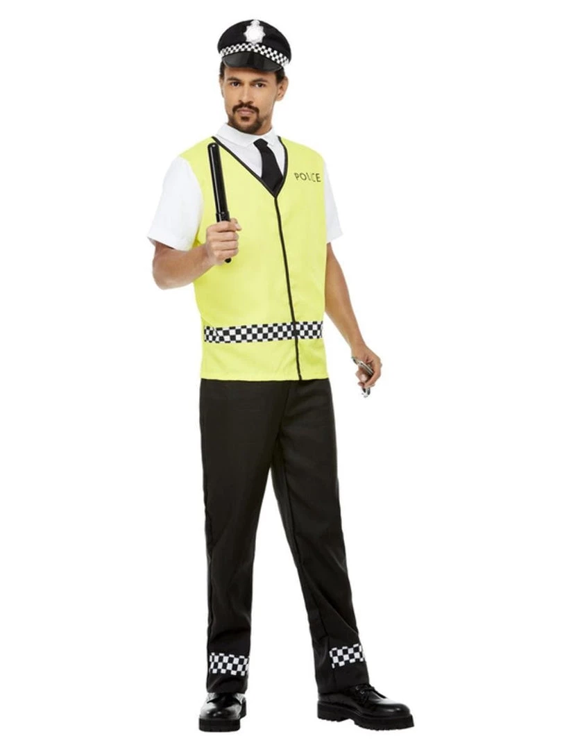 Smiffy's Police Officer Adult Uniform Costume 3 Smiffy's Police Officer Adult Uniform Costume
