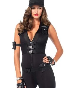 Leg Avenue Police SWAT Deluxe Womens Halloween Costume For Sale 9 Leg Avenue Police SWAT Deluxe Womens Halloween Costume For Sale