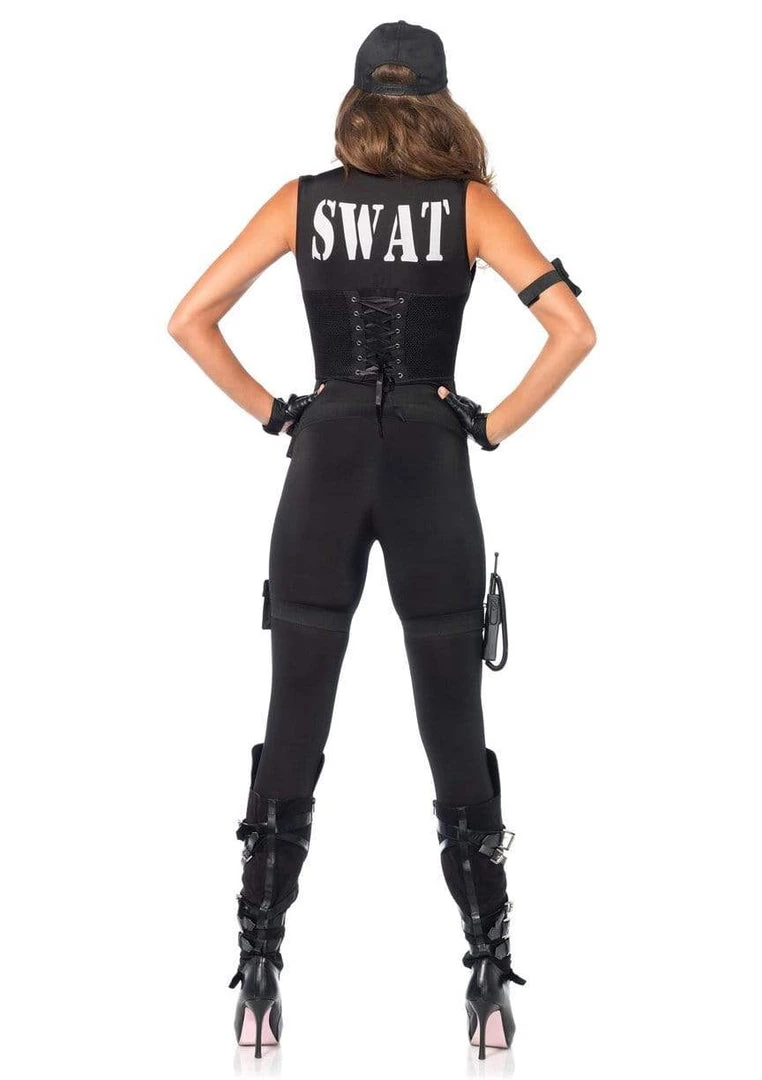 Leg Avenue Police SWAT Deluxe Womens Halloween Costume For Sale 4 Leg Avenue Police SWAT Deluxe Womens Halloween Costume For Sale