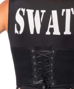 Leg Avenue Police SWAT Deluxe Womens Costume For Hire