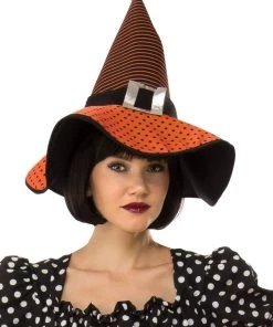 Rubies Polka Dot Pinup Witch Adult Halloween Costume Womens 7 Rubies Polka Dot Pinup Witch Adult Halloween Costume Womens