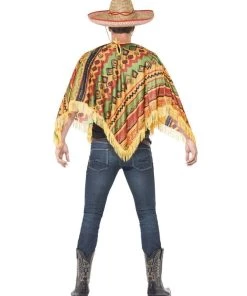 Smiffy's Poncho Mexican Instant Costume Set Mens 7 Smiffy's Poncho Mexican Instant Costume Set Mens