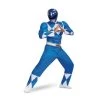 Disguise Power Rangers Mighty Morphin Blue Ranger Adult Costume Mens