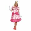 Disguise Womens Super Mario Princess Peach Deluxe Adult Costume