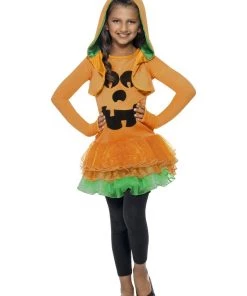 Smiffy's Pumpkin Tutu Dress Girls Halloween Costume Kids