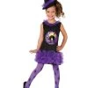 Rubie's Tutu Witch Black Cat Toddler Girls Halloween Costume Kids