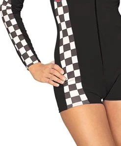 Rubies Womens Racer Black Women Short Racing Costume