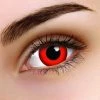 ColourVue Womens Red Devil Contact Lenses Halloween Eye Contacts 3 Months