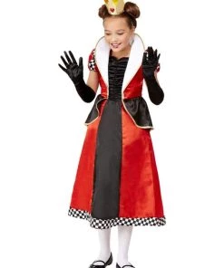 Smiffys Red Queen Children's Girls Costume