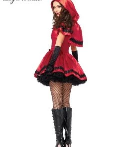 Leg Avenue Red Riding Hood Womens Gothic Fancy Dress Adult Hire Costume