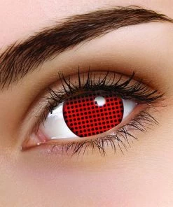 ColourVue Red Screen Coloured Contact Lenses Buy Costumes