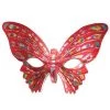 Tomfoolery Butterfly Red Masquerade Ladies Costume Mask
