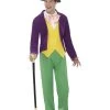 Smiffy's Mens Willy Wonka Roald Dahl Adult Costume