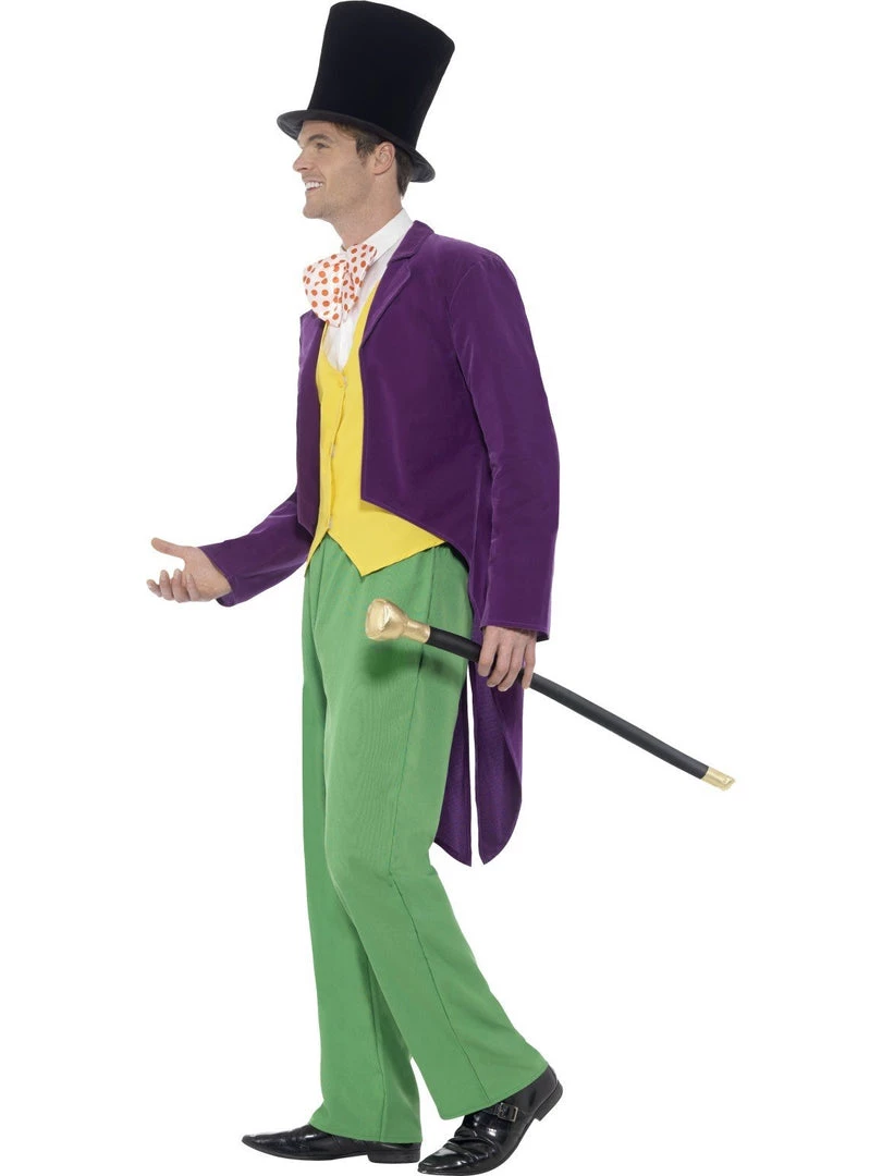 Smiffy's Mens Willy Wonka Roald Dahl Adult Costume 4 Smiffy's Mens Willy Wonka Roald Dahl Adult Costume
