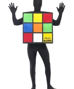Smiffy's Rubik's Cube Unisex Costume Womens