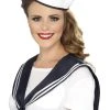 Smiffy's Sailor Hat And Scarf Nautical Accessory Costume Set