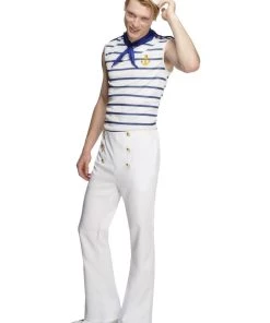 Smiffy's Sailor Men's Costume Uniform