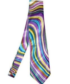 Carnival Products Mens Disco Satin 1970's Tie