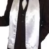 Carnival Products Mens Scarf Gangster White 1920s Costume Fancy Dress Accessory