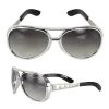 Carnival Products Rock N Roll Silver Men's The King Sunglasses