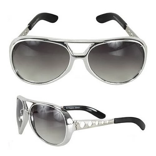 Carnival Products Rock N Roll Silver Men's The King Sunglasses 3 Carnival Products Rock N Roll Silver Men's The King Sunglasses