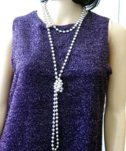 Carnival Products Flapper 1920's Silver Costume Beads