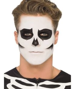 Smiffy's Skeleton Glow In The Dark Make-Up Set Womens