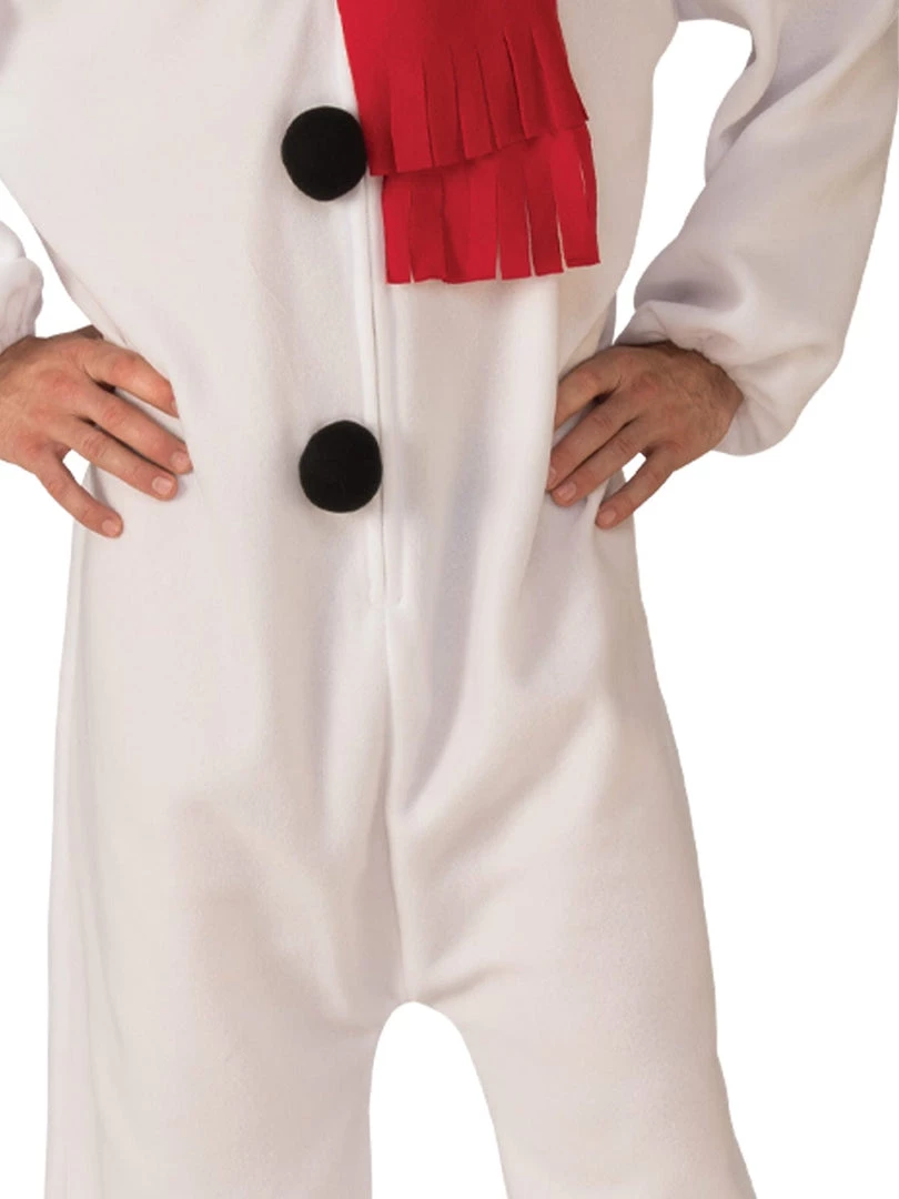 Rubie's Snowman Onesie Adult Jumpsuit 4 Rubie's Snowman Onesie Adult Jumpsuit