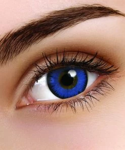 ColourVue Buy Costumes Space Blue Coloured Contact Lenses