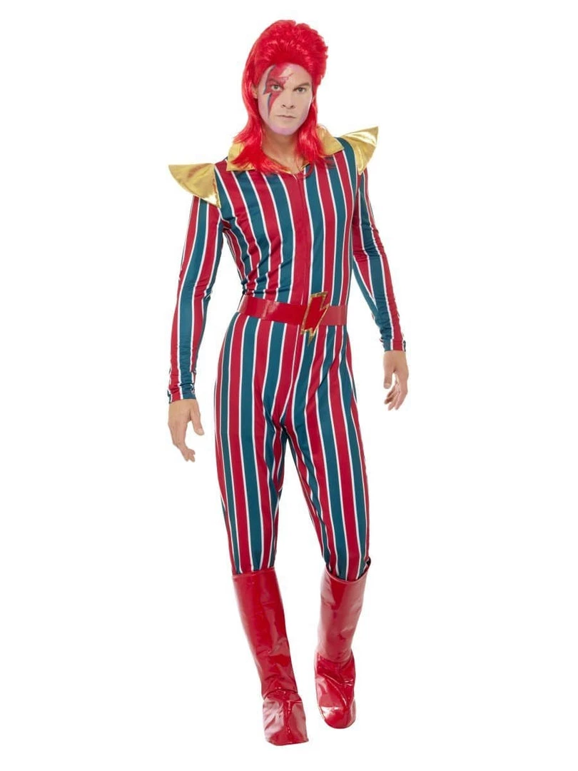 Smiffys Space Superstar Multi-Coloured Adult Costume For Men Mens 4 Smiffys Space Superstar Multi-Coloured Adult Costume For Men Mens