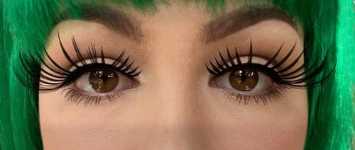 Carnival Products Womens Spidery Long False Black Eyelashes 4 Carnival Products Womens Spidery Long False Black Eyelashes